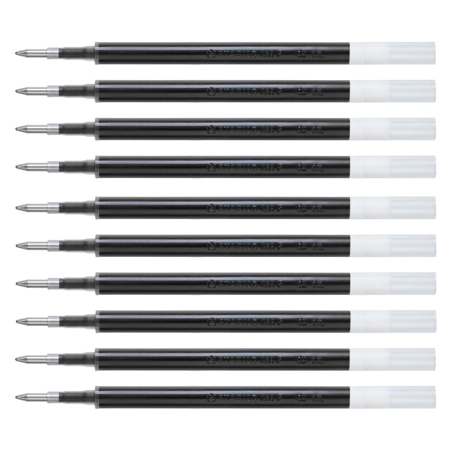 STABILO PALETTE Refill Gel per Roller a Sfera - Nero - Tratto 0.4 mm e 0.7 mm - Inchiostro Super-scorrevole