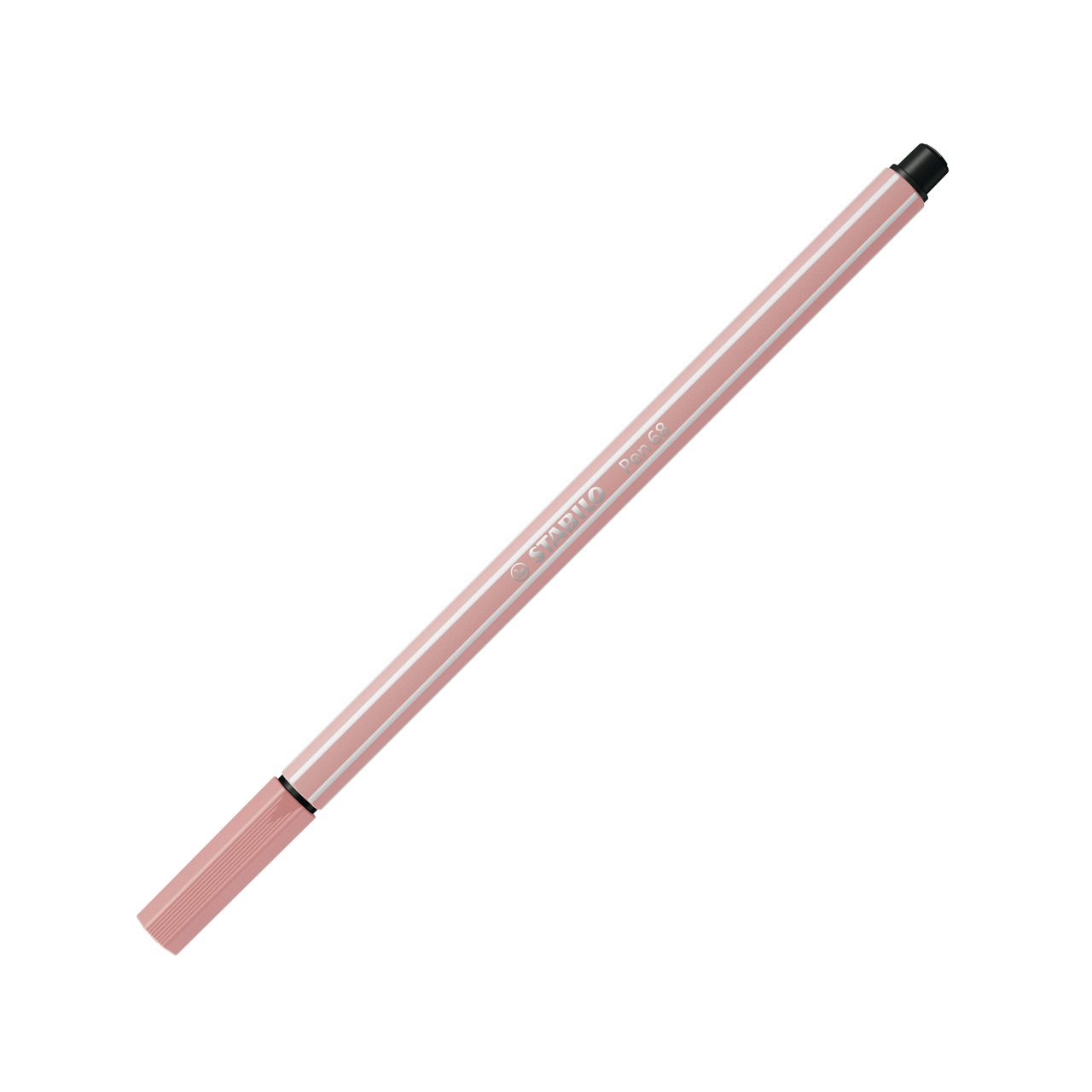 Stabilo Pennarelli Pen 68 - Colore Cipria, Tratto 1 mm, Inchiostro a Base d'Acqua, Resistente fino a 24 Ore