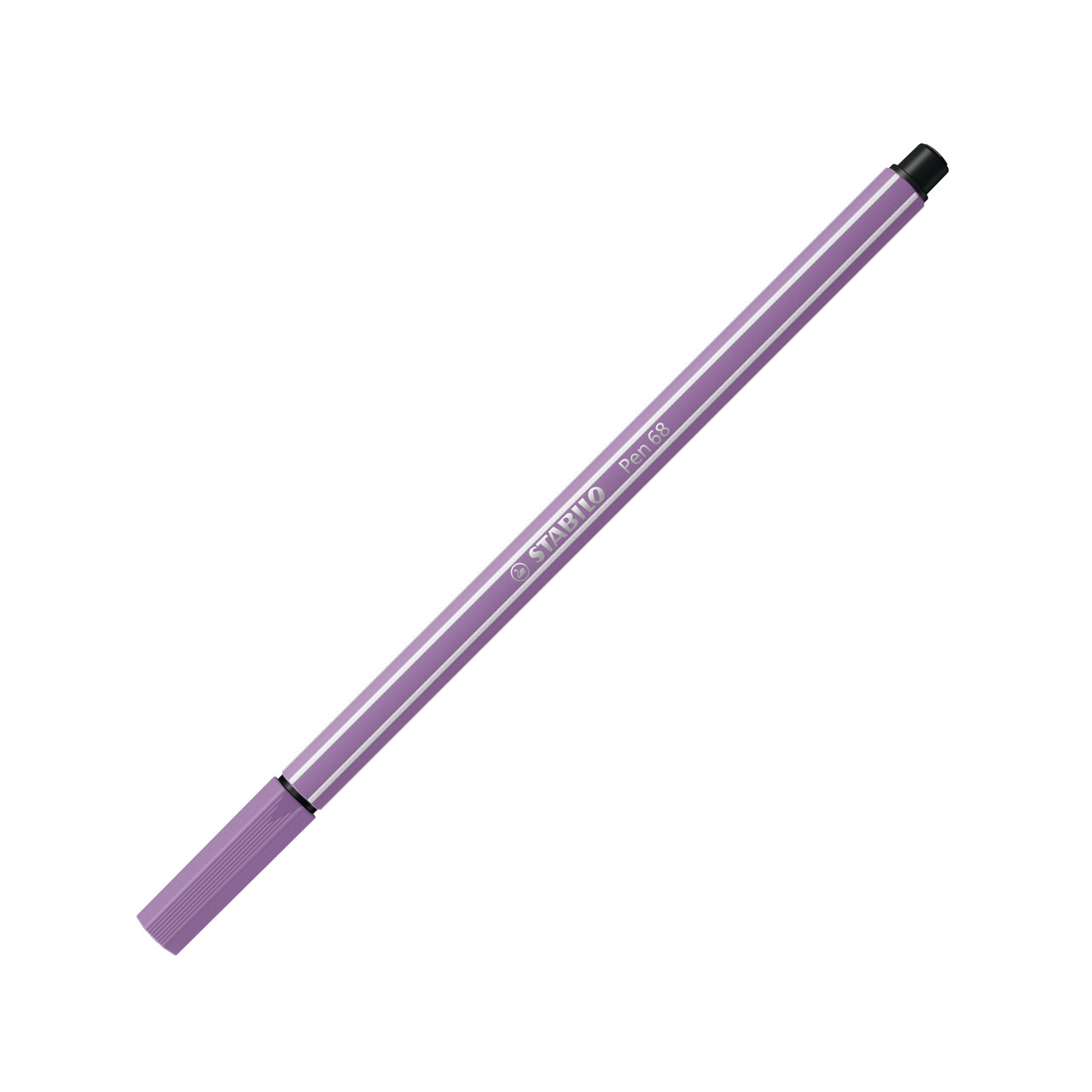 Stabilo Pennarelli Pen 68 - Colore Malva Chiaro, Tratto 1 mm, Inchiostro a Base d'Acqua