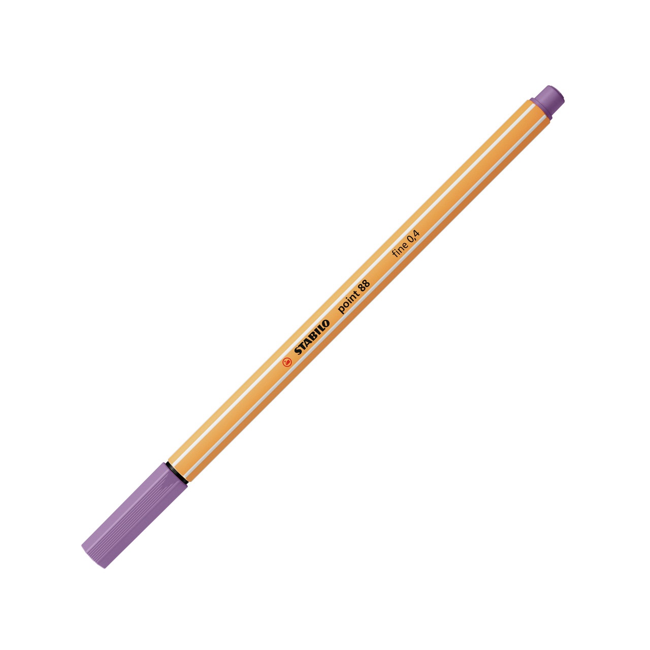 STABILO Point 88 Penna Tecnica Malva Chiaro 0,4 mm con Punta Rinforzata in Metallo