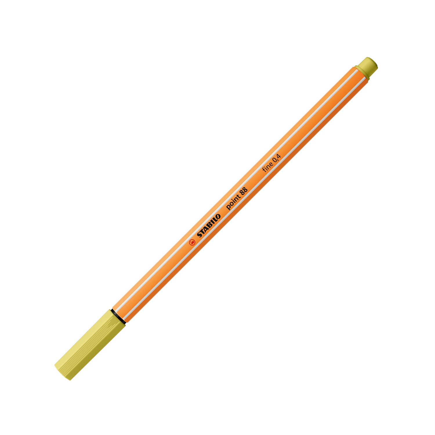 Stabilo Fineliner Point 88® 0,4 mm - Colore Senape, Punta Rinforzata, Cappuccio Ventilato