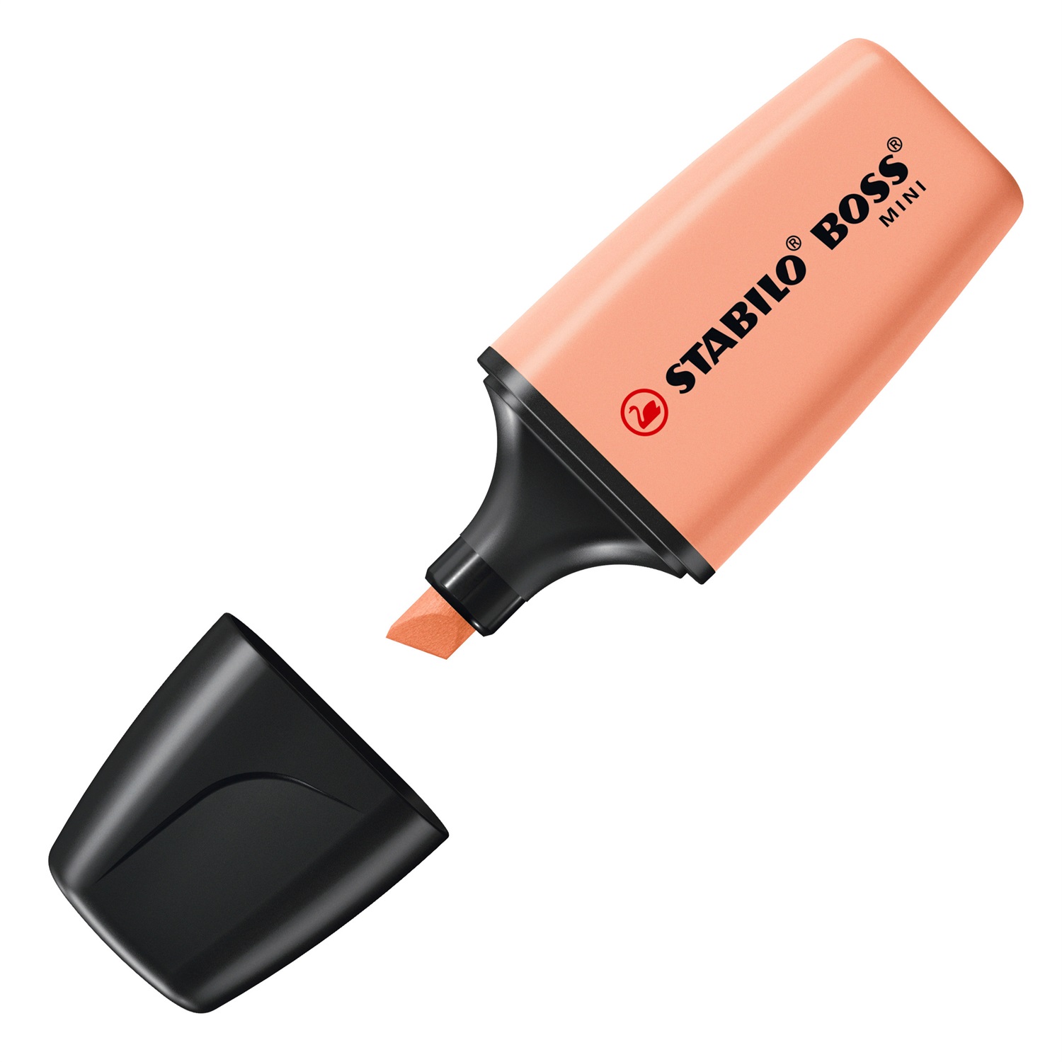 STABILO BOSS MINI Pastel - Evidenziatore 6 pz con Punta Smussata e Colori Assortiti