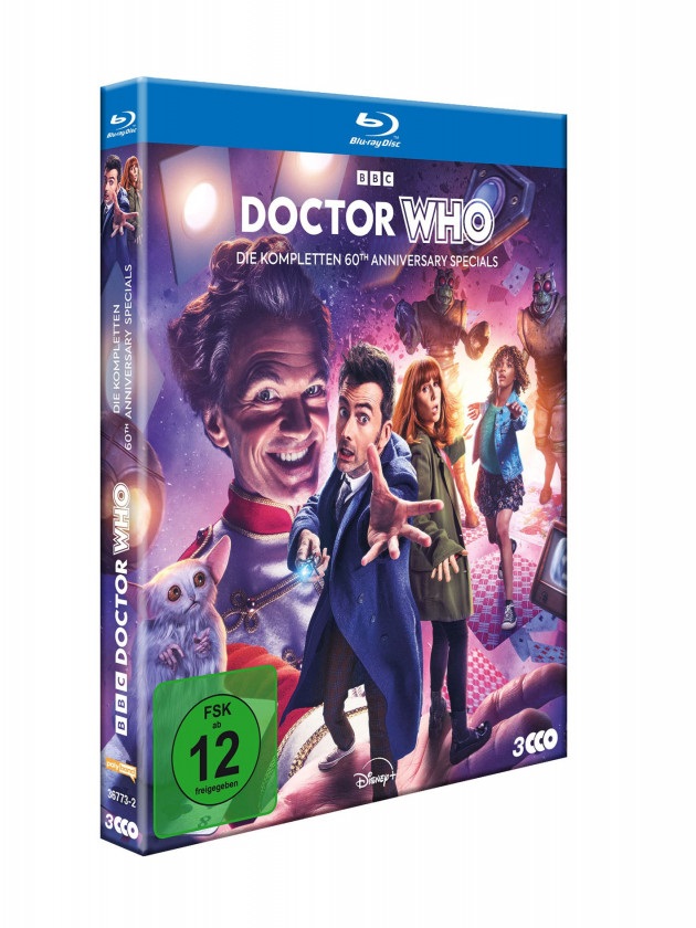 Polyband Doctor Who - 60th Anniversary (Blu-ray) con David Tennant, Catherine Tate e Harris - Lingue: Tedesca e Inglese