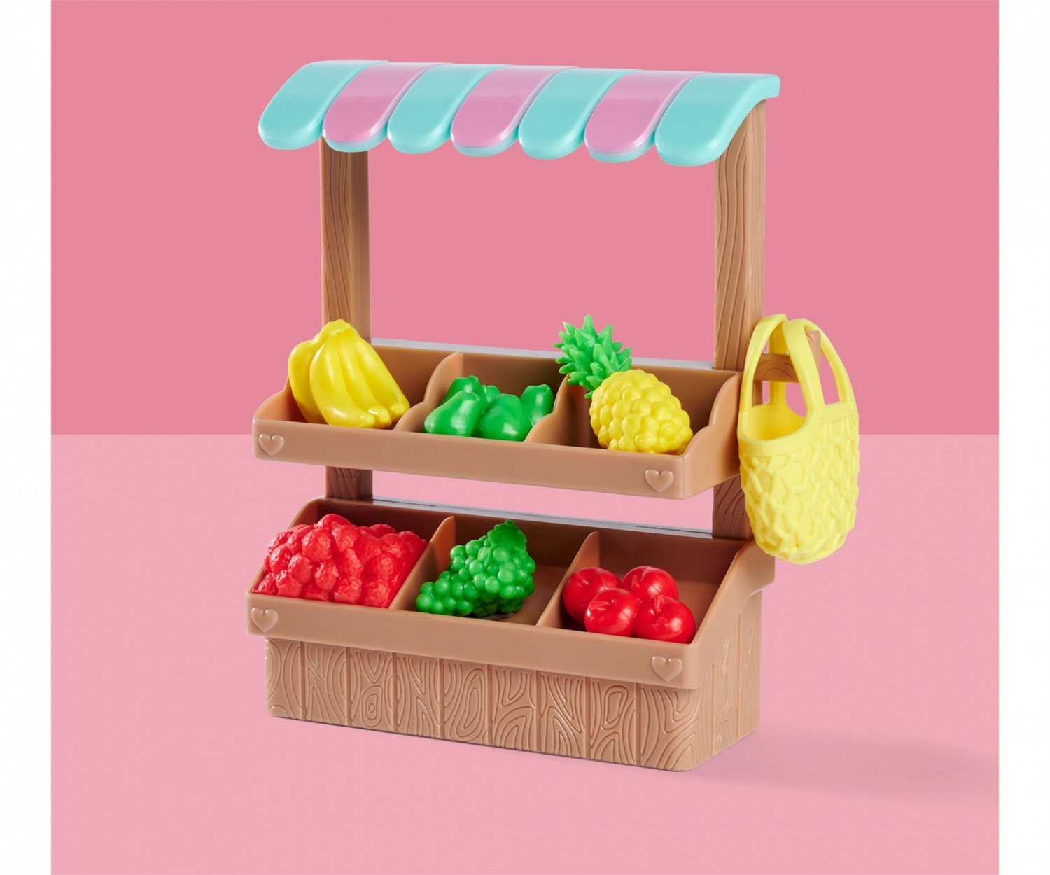 Simba Toys Evi Love Bambola con Mercato Frutta e Cavalletto - 12 cm, dai 3 anni