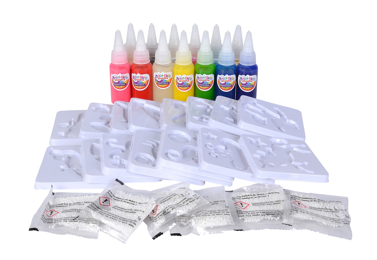 Simba Aqua Gelz Set Colossal - Kit creativo per bambini per la creazione di figure 3D con tubi di gel - Età da 8 anni