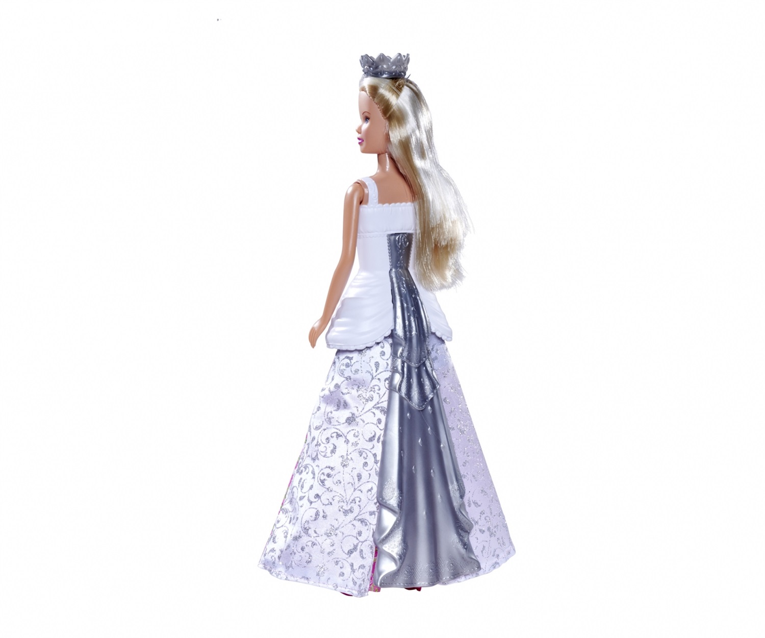 Simba Steffi Love Wedding Magic - Bambola 29 cm con Abito 2 in 1 (Sposa Bianco-Argento e Principessa Rosa) per Bambini dai 3 Anni