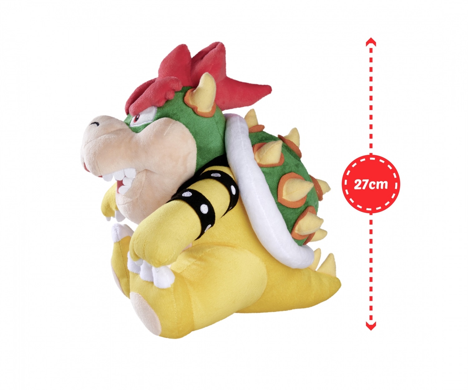 Simba 109231532 Peluche Bowser 27 cm - Adatto a partire dai primi mesi di vita