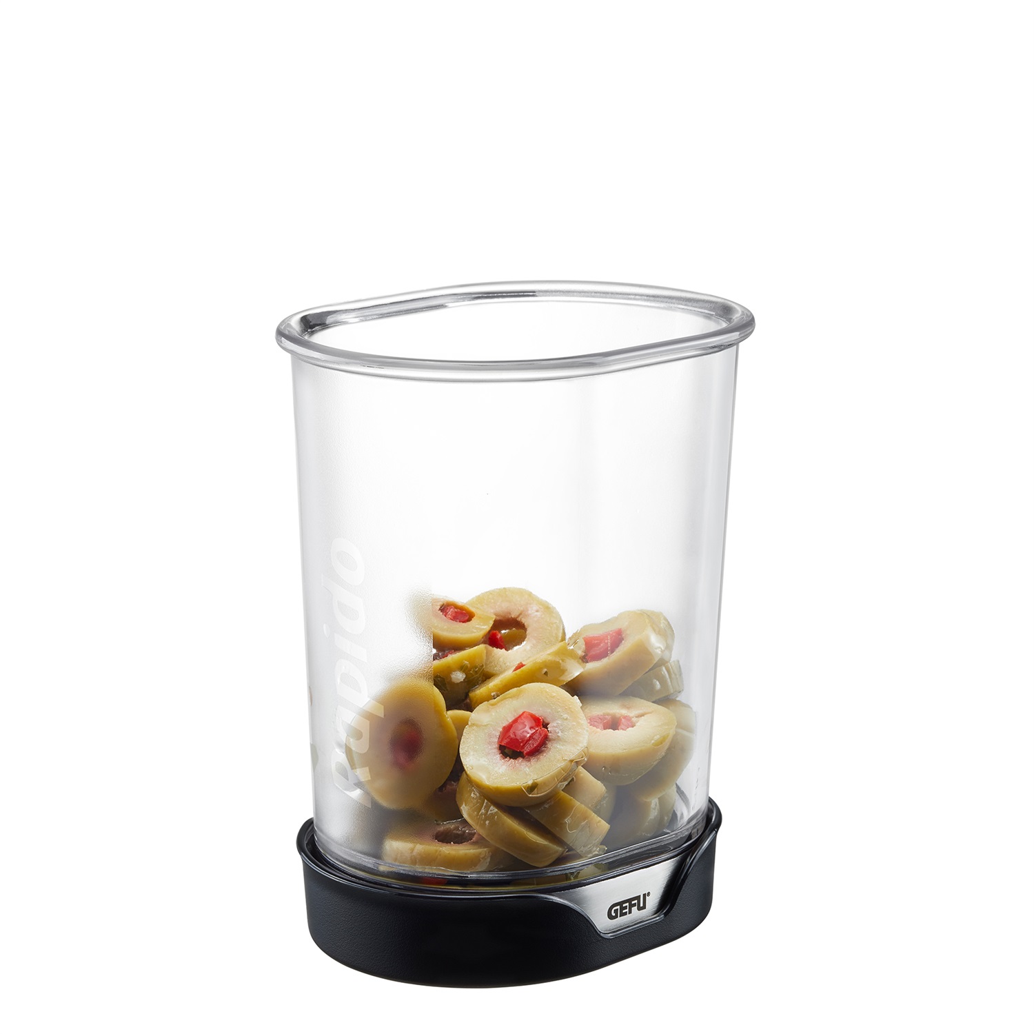 GEFU RAPIDO affettatrice Manuale Nero ABS sintetico, Acciaio inox