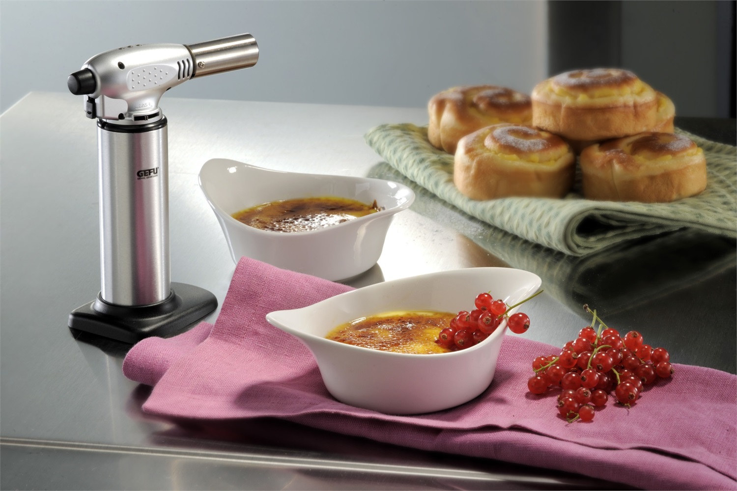 GEFU FUEGO Nero, Acciaio inox