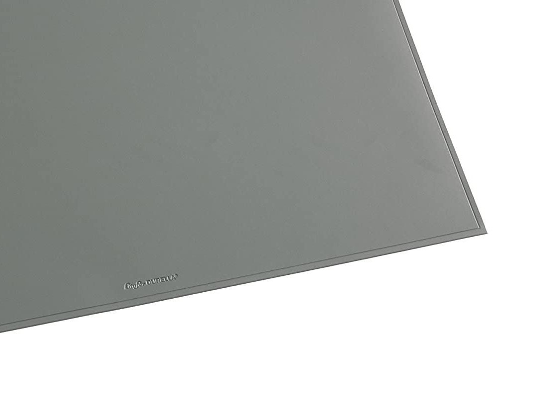 Läufer Durella Sottomano Grigio 40 x 53 cm in PVC con Gommapiuma Antiscivolo