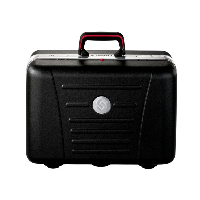 PARAT Cassetta Porta Attrezzi 4000871756 - Valigia Portautensili CLASSIC PLUS Nera in Plastica X-ABS con Telaio in Alluminio