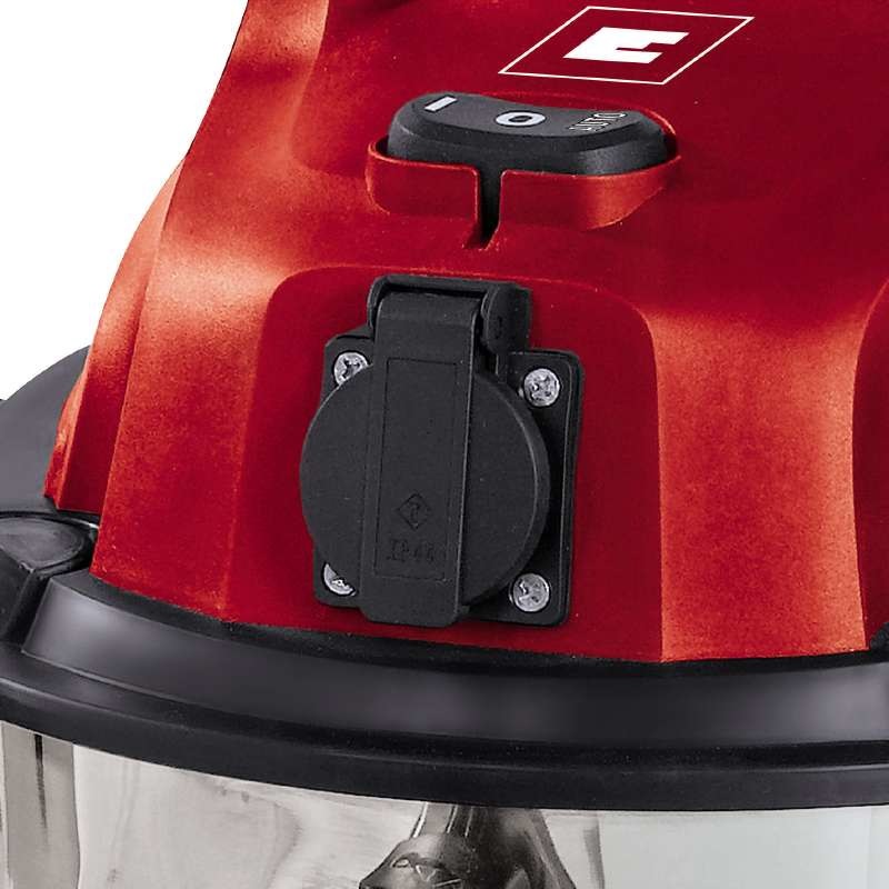 Einhell TC-VC 1930 SA Aspirapolvere Aspiraliquidi 1500 W con Serbatoio da 30 L in Acciaio INOX