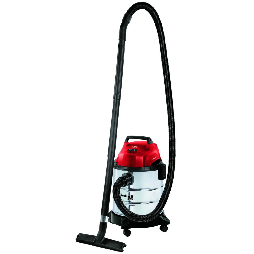 Einhell TC-VC 1820 S Aspiratore Solid e Liquidi 1250 W, Capacità Fusto 20 L, Pressione Aspirazione 180 mbar