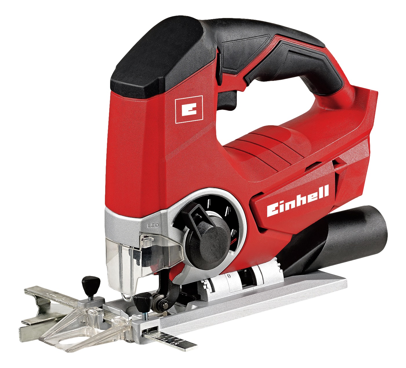 Einhell TE-JS 18 Li - Seghetto Alternativo a Batteria Power X-Change (18V, max taglio legno 80 mm, plastica 12 mm, metallo 10 mm, 1,82 kg, senza batteria)