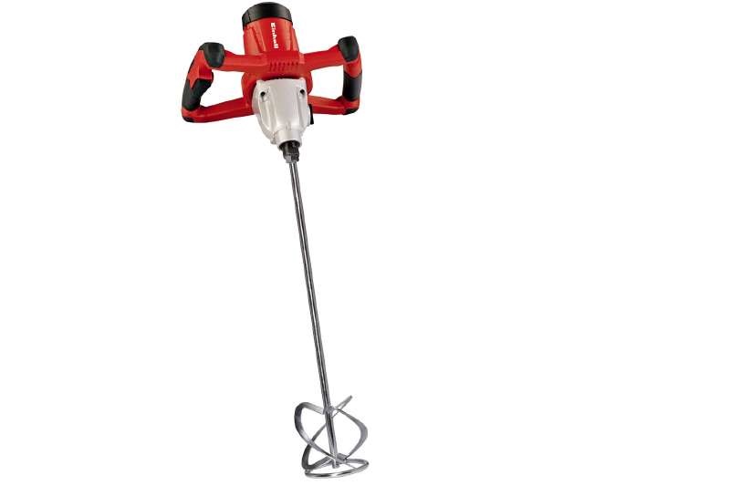 Einhell TC-MX 1400-2 E Miscelatore Elettrico 1400 W, 2 Velocità (0-480 e 0-780 giri/min), Attacco M14, Inclusa Frusta per Malta