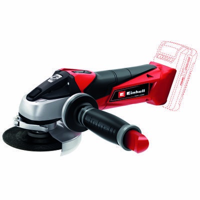 Einhell TE-AG 18/115 Li-Solo Smerigliatrice Angolare a Batteria 18V, 115mm, 8500 giri/min, 1,21 kg, Soft Start e Protezione di Sicurezza