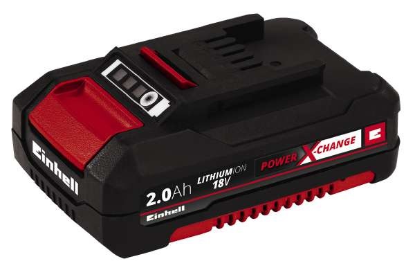 Einhell Batteria Power X-Change 18V 2.0Ah Ioni di Litio - Compatibile con Utensili Elettrici e Macchine da Giardino