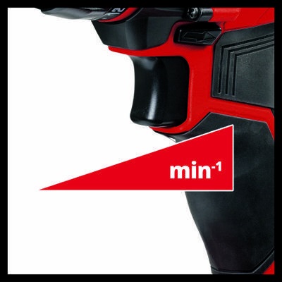 Einhell TC-CD 18-2 Li Trapano Avvitatore a Batteria 18V, 1,5Ah Li-Ion, 2 Velocità, 38Nm, Mandrino Senza Chiave, Impugnatura a Pistola, Rosso e Nero