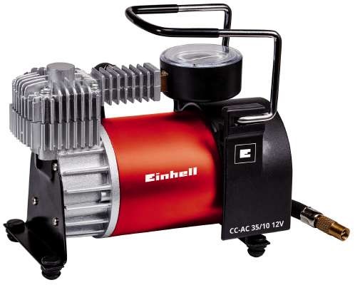 Einhell CC-AC 35/10 Compressore Portatile 12V - 35 l/min, Pressione Massima 10 bar, Adatto per Auto