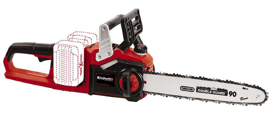 Einhell GE-LC 36/35 Li-Solo - Motosega a batteria 35 cm, Brushless, 18V, senza batterie e caricabatterie