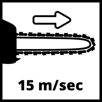 Einhell GE-LC 36/35 Li-Solo - Motosega a batteria 35 cm, Brushless, 18V, senza batterie e caricabatterie