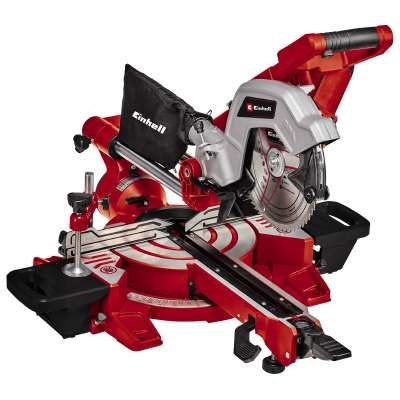 Einhell TE-SM 216 Dual Troncatrice Radiale 1800 W 5000 Giri/min Lama Ø216 mm Inclinabile Destra e Sinistra 0-45° Taglio Max 305 x 65 mm
