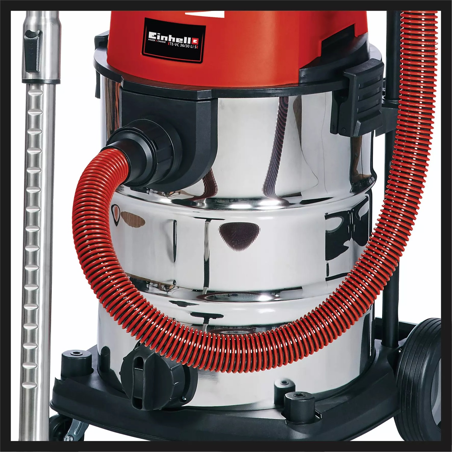 Einhell TE-VC 36/30 Li S-Solo Aspiratore a cilindro Secco e Bagnato 30 L a Batteria Power X-Change con Funzione Soffiatura
