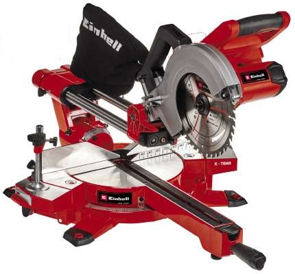 Einhell TE-SM 36/210 Li - Troncatrice Radiale a Batteria 3800 Giri/min, Inclinabile 45°, Capacità di Taglio 310x65 mm