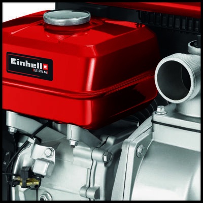 Einhell GE-PW 46 Motopompa Benzina 4 Tempi 4600 W - 6,3 HP, Portata Max 23000 L/h, Prevalenza 26 m, Altezza Aspirazione Max 6,5 m, Serbatoio Benzina 3,6 l