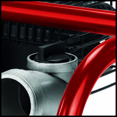 Einhell GE-PW 46 Motopompa Benzina 4 Tempi 4600 W - 6,3 HP, Portata Max 23000 L/h, Prevalenza 26 m, Altezza Aspirazione Max 6,5 m, Serbatoio Benzina 3,6 l