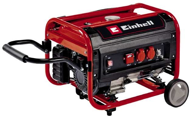 Einhell TC-PG 35/E5 Generatore di Corrente Carrellato a Benzina 3.1 kW Monofase con AVR