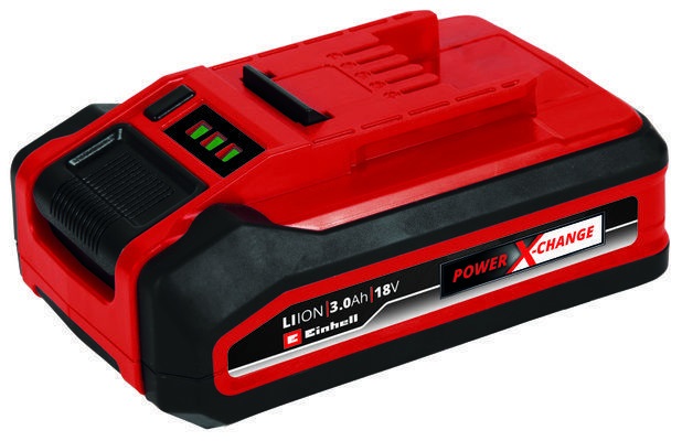 Einhell Power X-Change Plus Batteria 18V 3.0Ah - Alta Prestazione, Compatibile con Sistema Multifunzionale