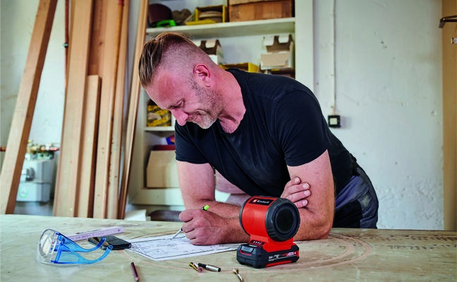 Einhell TC-SR 18 Li BT - Solo Altoparlante a Batteria Power X-Change (18V, Bluetooth, USB 5V - 2A, Uscita AUX, Potenza 2 x 3W, 85 dB)