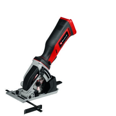Einhell Mini Sega Circolare a Batteria TE-CS 18/89 Li - Solo, 18V, Diametro Lama 8,9 cm, 2500 Giri/min, Profondità di Taglio 28 mm, Colore Nero e Rosso