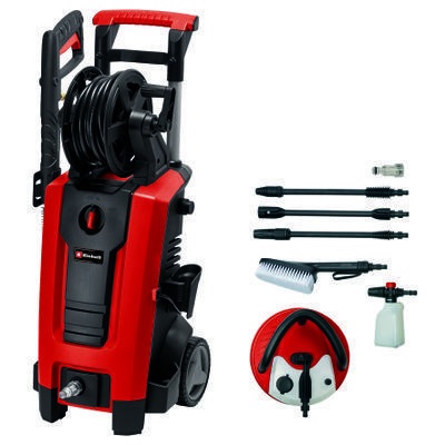 Einhell TE-HP 170 - Idropulitrice Elettrica Verticale 2300W, 170 bar, Portata 440 L/h, Compatta e Facile da Trasportare