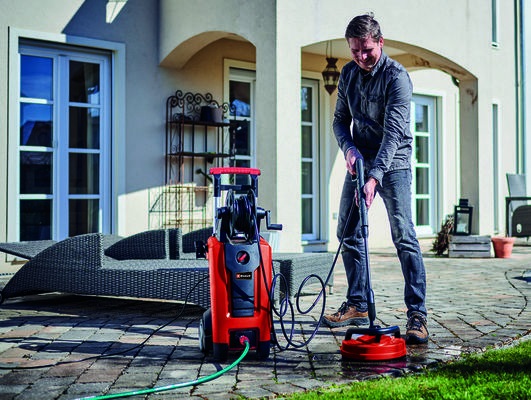 Einhell TE-HP 170 - Idropulitrice Elettrica Verticale 2300W, 170 bar, Portata 440 L/h, Compatta e Facile da Trasportare
