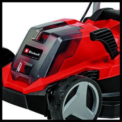 Einhell GE-CM 18/33 Li - Tagliaerba a batteria 18V/4Ah, Taglio 33 cm, Cesto 30 L, Superficie fino a 200 m²