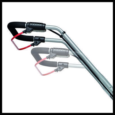 Einhell GE-CM 18/33 Li - Tagliaerba a batteria 18V/4Ah, Taglio 33 cm, Cesto 30 L, Superficie fino a 200 m²