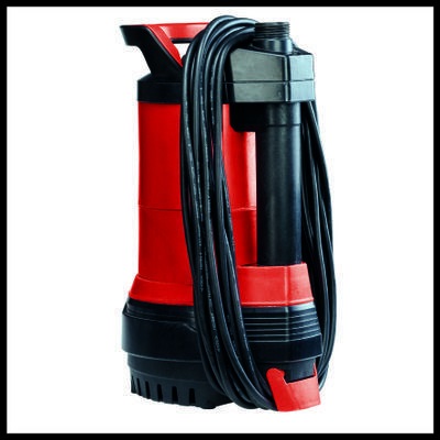 Einhell GE-PP 5555 RB-A Pompa per cisterne 550 W - Portata max 5500 L/h, Prevalenza 20 m, Immersione max 7 m, Inclusa Tubo a collo di cigno