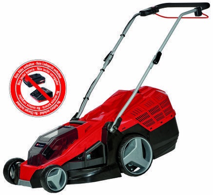 Einhell GE-CM 36/43 Li M-Solo Tagliaerba a Batteria Power X-Change 36V, 43cm, Raccolta 63L, Fino a 600m², Senza Batteria e Caricabatteria