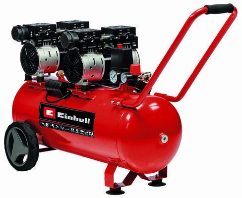 Einhell TE-AC 50 Compressore Silenziato 1500 W, 50 l, Max 8 bar, Portata 270 l/min, 4 Cilindri, Autolubrificato, 54 dB(A)