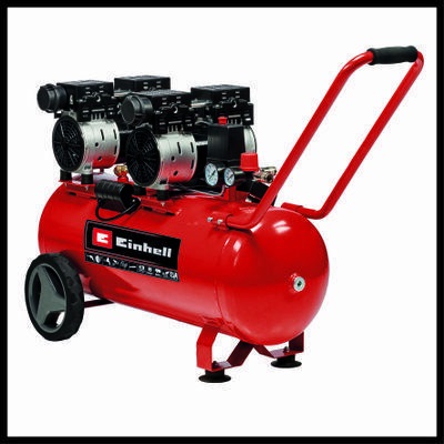 Einhell TE-AC 50 Compressore Silenziato 1500 W, 50 l, Max 8 bar, Portata 270 l/min, 4 Cilindri, Autolubrificato, 54 dB(A)