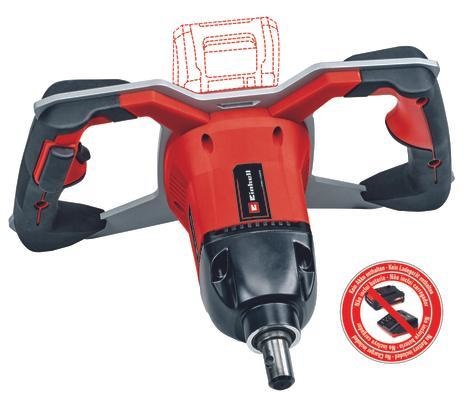 Einhell GP-EA 18/150 Li BL-Solo Trivella a Batteria 18V con Motore Senza Spazzole e Punta Ø 150 mm - Senza Batteria e Caricabatteria