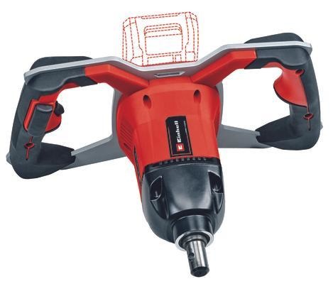 Einhell GP-EA 18/150 Li BL-Solo Trivella a Batteria 18V con Motore Senza Spazzole e Punta Ø 150 mm - Senza Batteria e Caricabatteria
