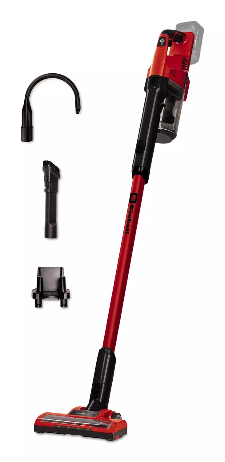Einhell TE-SV 18 Li-Solo Aspirapolvere a bastone 2 in 1 Batteria 18V Senza sacchetto Ciclonico 0,6L Nero/Rosso