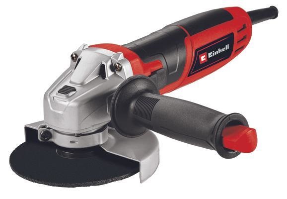 Einhell Smerigliatrice Angolare TC-AG 125/850 Kit - 850 W, 12.000 giri/min, Disco 125 mm, Max Profondità di Taglio 28 mm, Inclusi 3 Dischi da Taglio e 1 Disco di Levigatura con Borsa