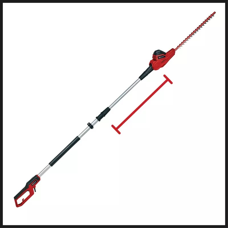Einhell GC-HH 5056 - Tagliasiepi Elettrico Telescopico 500 W con Lama da 56 cm e Testa Inclinabile