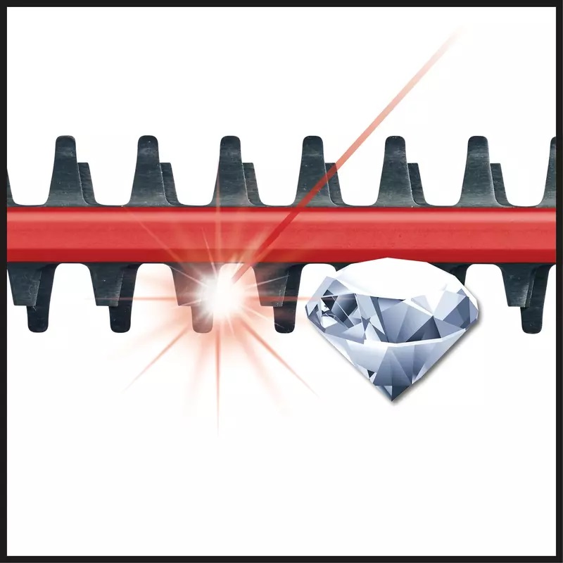 Einhell GC-HH 5056 - Tagliasiepi Elettrico Telescopico 500 W con Lama da 56 cm e Testa Inclinabile