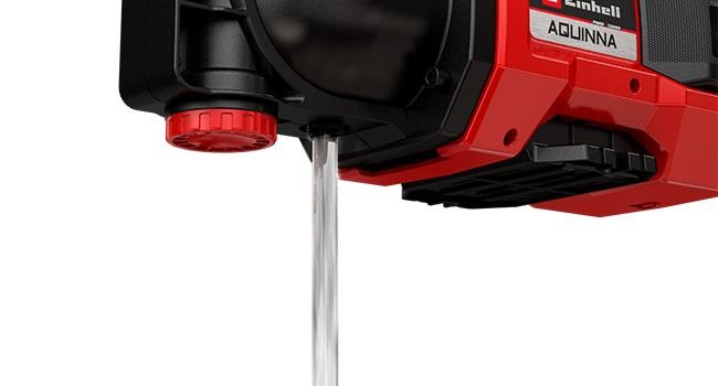 Einhell AQUINNA 18/30 F Pompa di irrigazione a LED Power X-Change - 18 V, portata max. 3.000 L/h, doppia autonomia, modalità ECO/BOOST, prefiltro