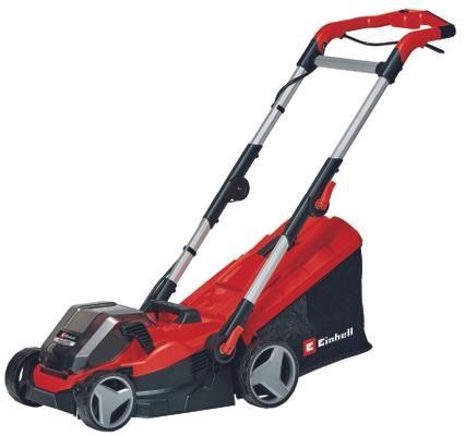 Einhell RASARRO 36/34 (2x3,0Ah) Tagliaerba a spinta Batteria Nero, Rosso